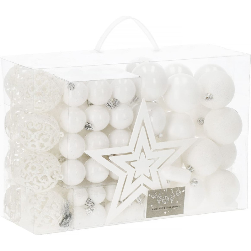 Springos J&otilde;ulupuude kaunistuste komplekt Springos CA0839, 6/4/3 CM, 101 tk.