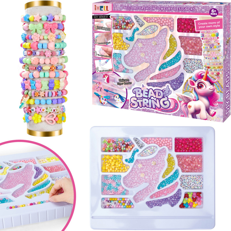 ZESTAW KORALIKÓW JEDNOROŻEC