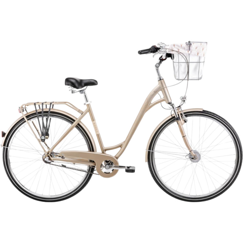 Romet Jalgratas ROMET Art Deco Classic, esikorviga, beež (L)