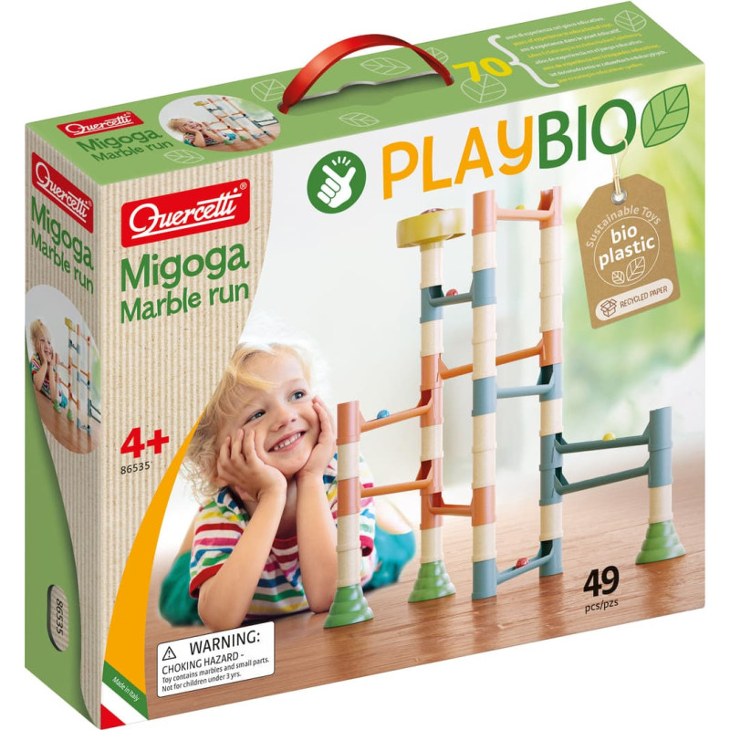 Quercetti Track System with Ball Migoga Play Bio 3&ndash;6 y