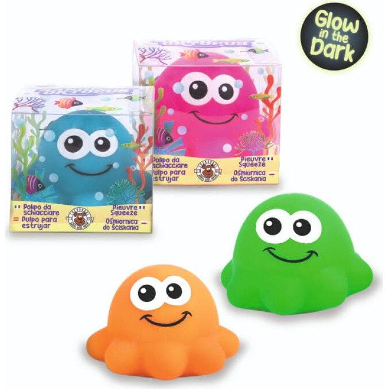 Trendhaus Pigistatav m&auml;nguasi - Pimedas helendav kaheksajalg (1 tk., 4 kujundust)