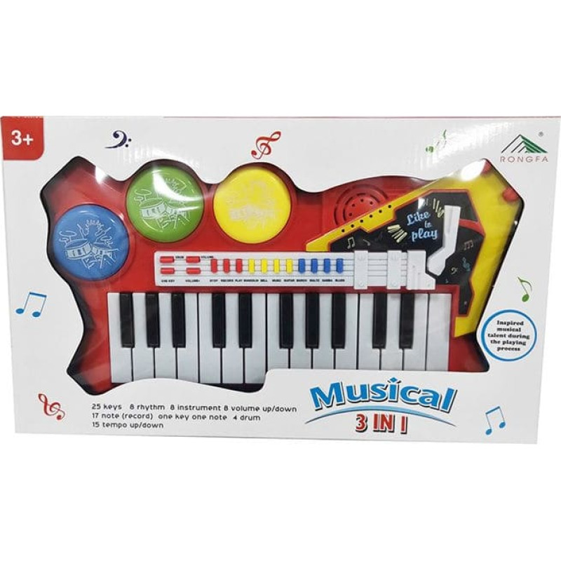 Rising Electronic keyboard 3in1