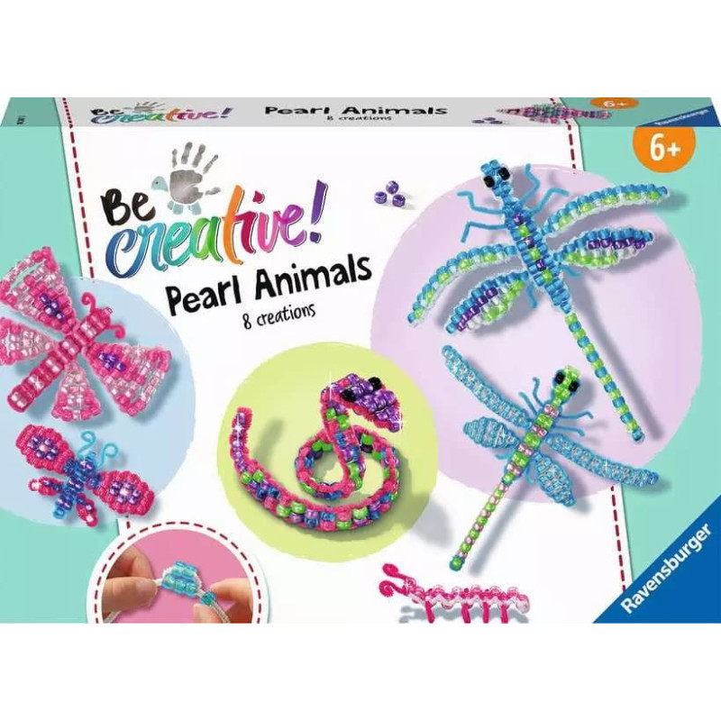Ravensburger Craft Kit &ndash; BeCreative Pearl Animals