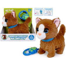 Artyk 185588 Kot chodzący na smyczy brązowy