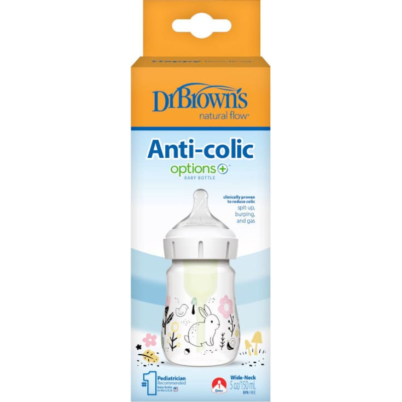 Dr.browns WB51009 Butelka szeroka szyjka 150ml Options+Las
