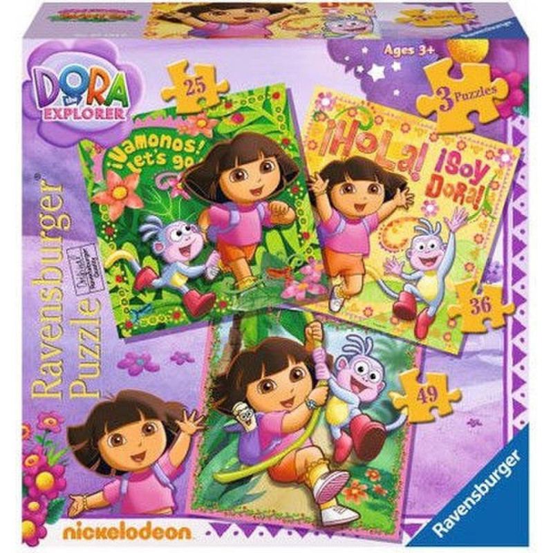 Ravensburger Puzzle 3in1 Dora