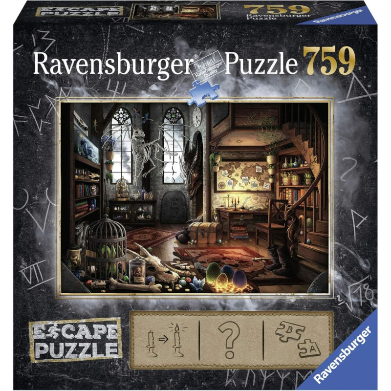 Ravensburger Puzzle Escape 759 Dragon Laboratory