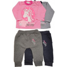 Zuzia Komplekts UNICORN grey 110 cm 1633