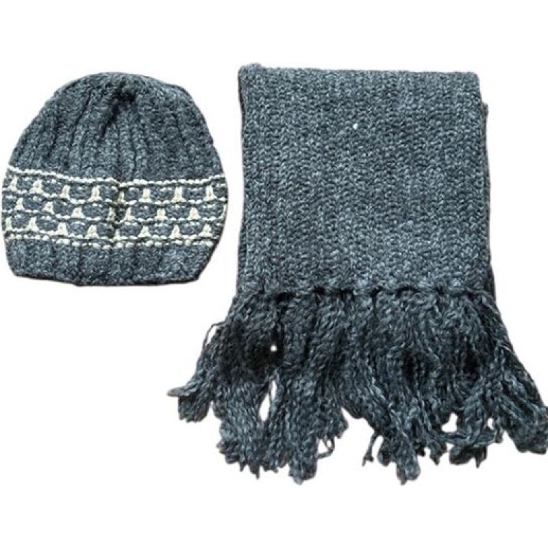 Minikid Vilnas cepure ar &scaron;alli CZ-2720 dark grey (55-60 cm) izpārdo&scaron;ana