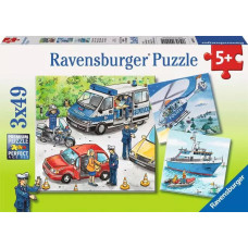 Ravensburger Puzzle 3x49 pcs Rescue Team