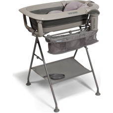 Twistshake luxury bath kit foldable baby bathtub with bath stand dar grey 79146