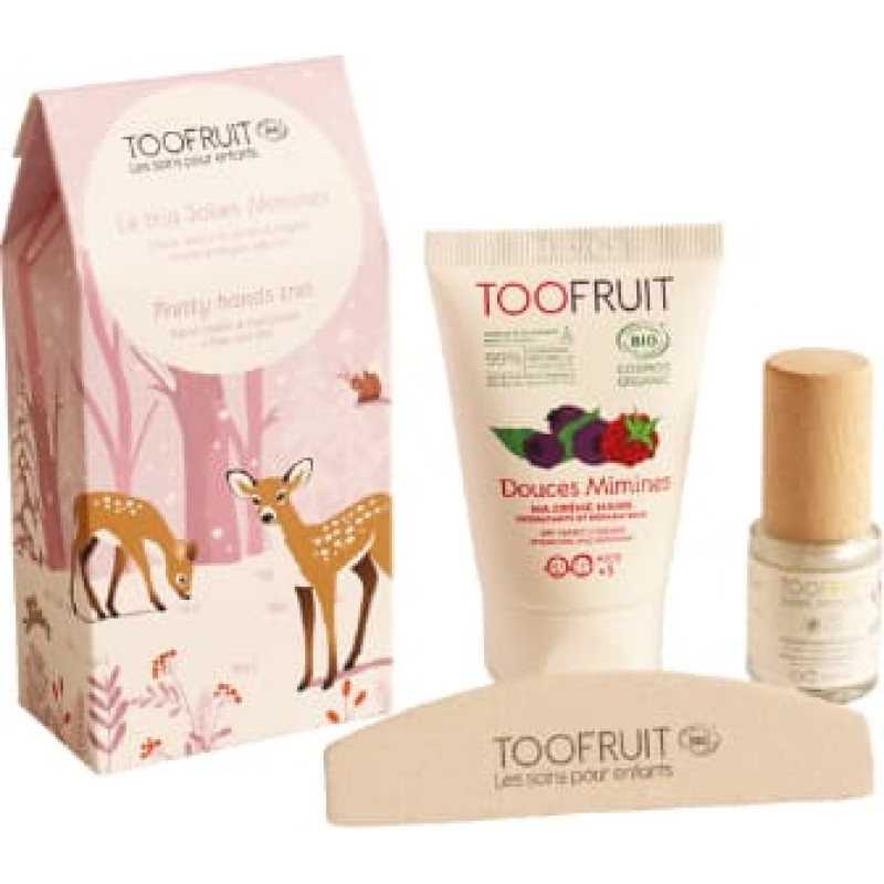 Toofruit Christmas Set Pretty Hands Trio &ndash; nail polish, hand cream and nail file
