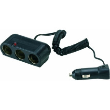 Bottari Triple socket with extendible cable 12V/24V "THREE SOCKETS"