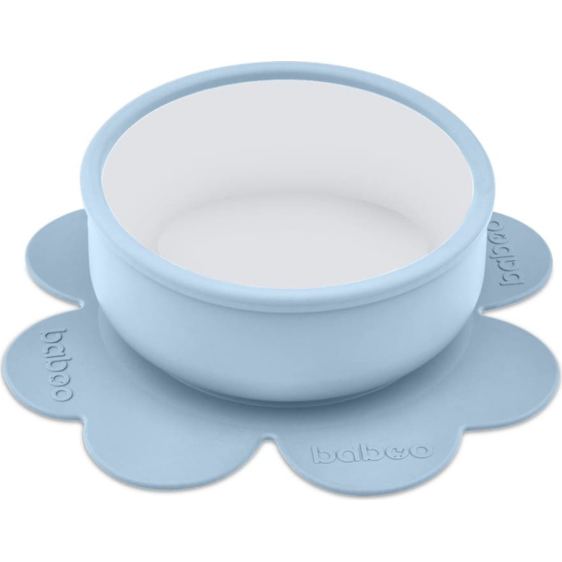 Baboo Silicone Suction Bowl Blue Haze