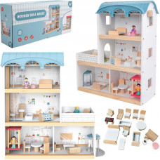 DOMEK DREWNIANY Z MEBELKAMI I WINDĄ 43EL