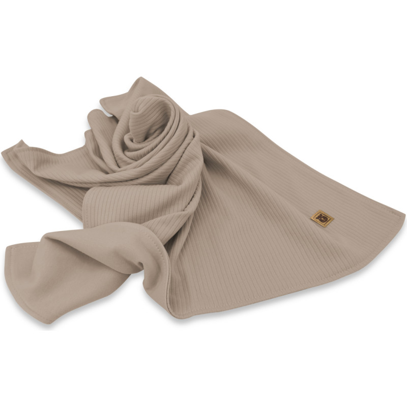 Miminu KIECZMERSKI Kocyk 75x100 cm MIMINU SOFT interlock bawełna 100% mokka