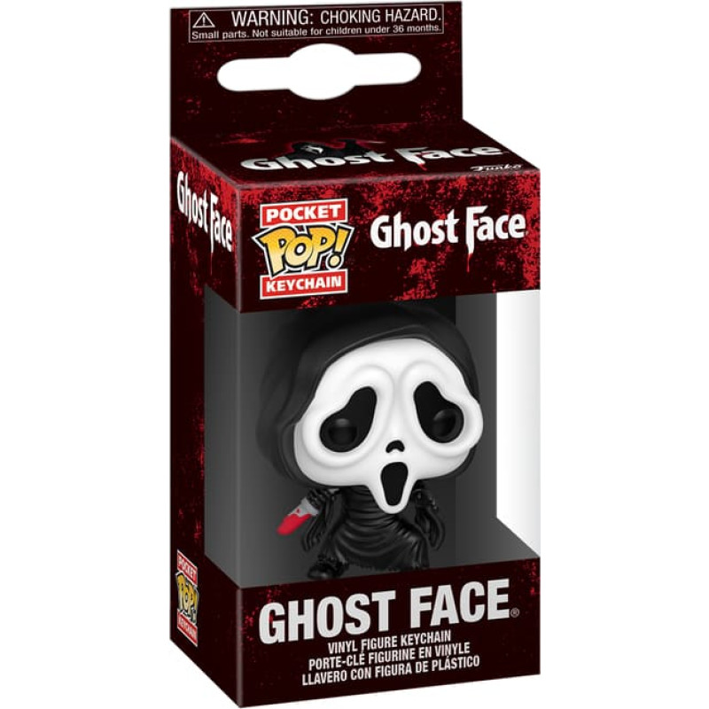 Funko POP! Raktų pakabutis: Scream - Ghost Face with Knife