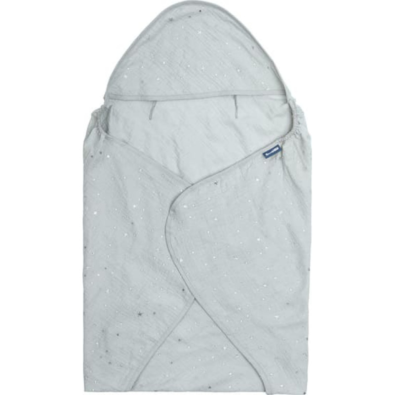 Sensillo CAR SEAT SWADDLE BLANKET MUSLIN GREY 75X75