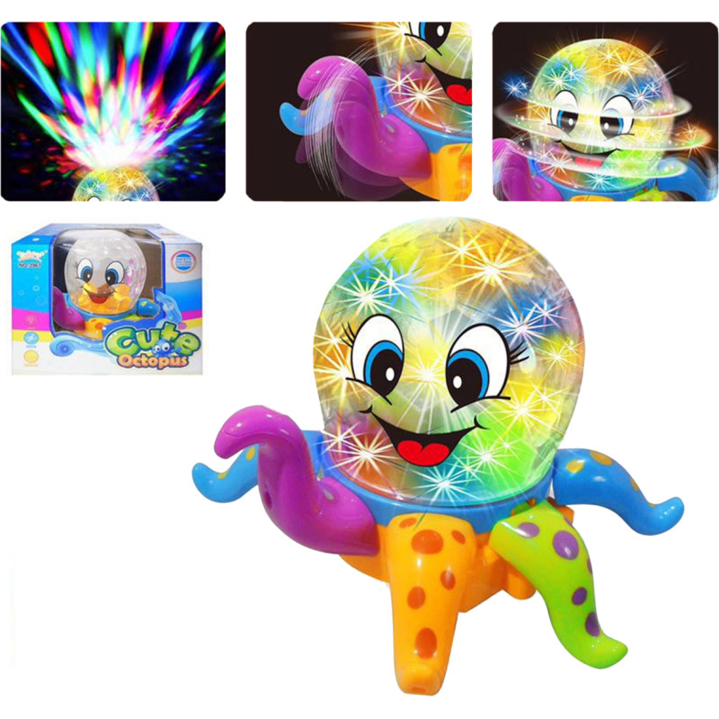 OŚMIORNICA TAŃCZĄCA B GO ŚWIATŁO DŹWIĘK