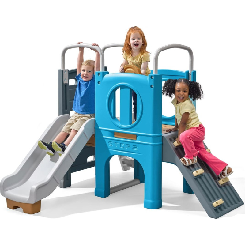 Step2 mänguväljak liumäe ja ronimisseinaga