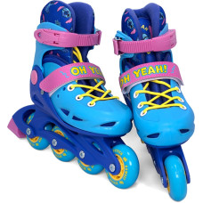 INLINE HARD BOOT ROLLER SKATES - STITCH - SIZE 34-37