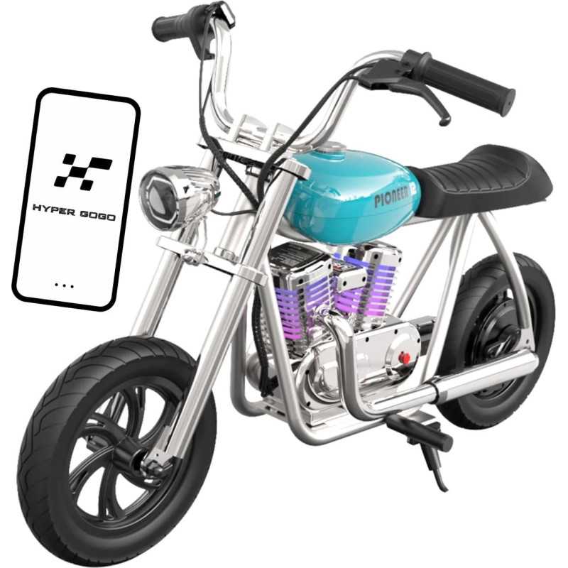 Hyper Gogo PIONEER ELECTRIC MOTORCYCLE BLUE APP