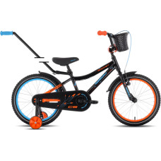 Tabou Laste jalgratas TABOU Rocket CS ALU, 18" must-oranž