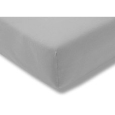 Miniania džersija palags, izmērs 120 × 60, pelēks
