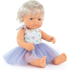 Miniland MFM BABY DOLL CAUCASIAN GIRL WITH HEARIN