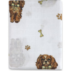 Ega Kids Swaddling blanket / Diaper - 0343 - MUSLIN - size 120x120 - DOG
