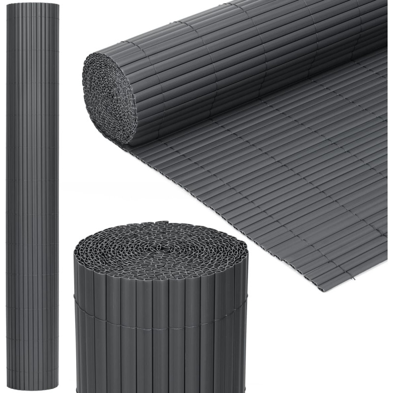 Springos PVC-kattega maskeerimismatt 500x120 cm r&otilde;dule, terrassile, aiale, tumehall