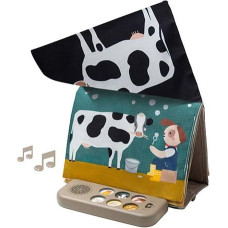 Taf Toys muusikaga pehme raamat Farm