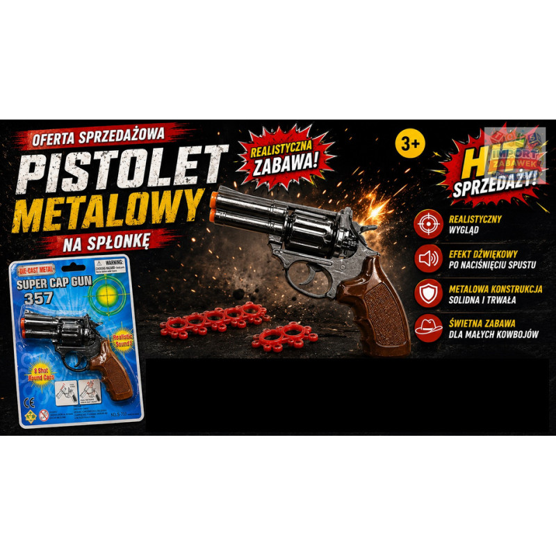 Other Imitation weapen - 6055 - cap GUN - METAL