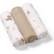 Babyono 348/15 SUPER SOFT BEIGE MUSLIN DIAPERS