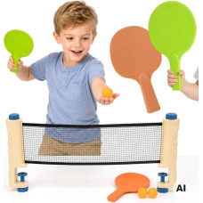 Woopie Table Tennis Set with Net 6 Pieces Ping Pong