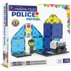 Magna-Tiles Magnetinis konstruktorius &bdquo;Policijos patrulis&ldquo;, 20 det.