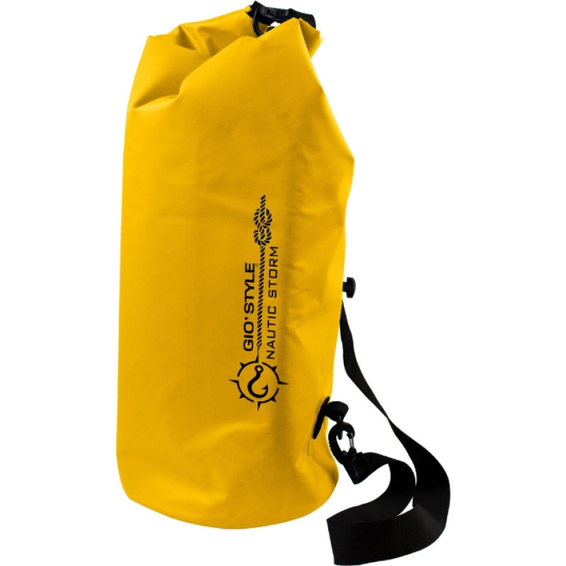 Gio`style Ūdensnecaurlaidīga termiskā soma Dry Bag Nautic Storm L 20L, Ø23x63cm, dzeltena