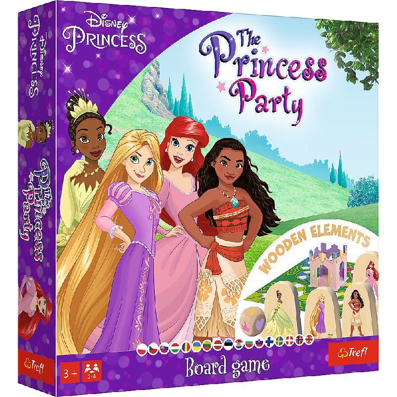 Trefl 02434 Gra planszowa Disney The Princess Party