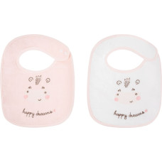 Set of 2 terry bibs Hippo Dreams