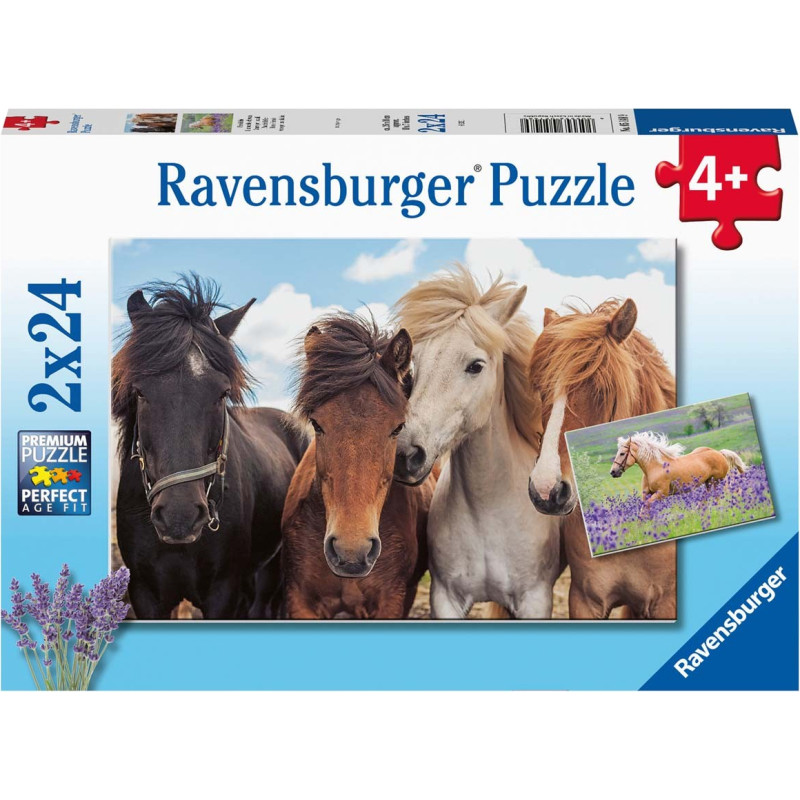 Ravensburger Puzzle Pferdeliebe 2x24p 5148