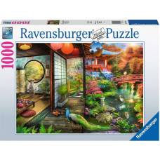 Ravensburger Puzzle Japanese Garden Teahouse 1000p 17497