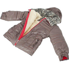 Minikid GIRL'S WINTER JACKET - BLANCA - WOOL - BROWN - size 116***