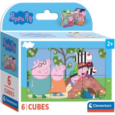 Clementoni kuubiku pusle Peppa Pig 6 tk