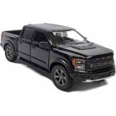 Kinsmart mänguauto, 2022 Ford F-150 Raptor, must