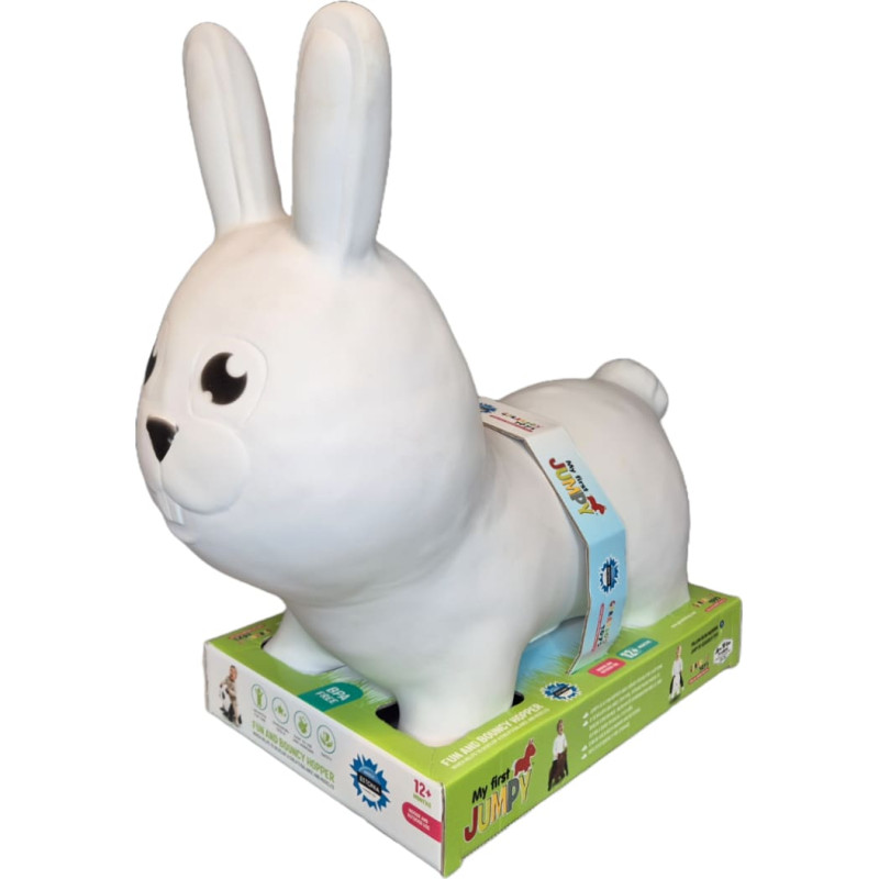 Gerardo's Toys Jumpy hüppeloom Jänes, valge