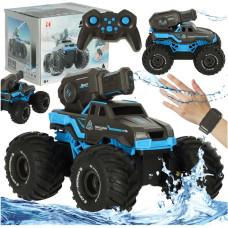 RC auto braukšana pa ūdeni ūdensizturīgs zils