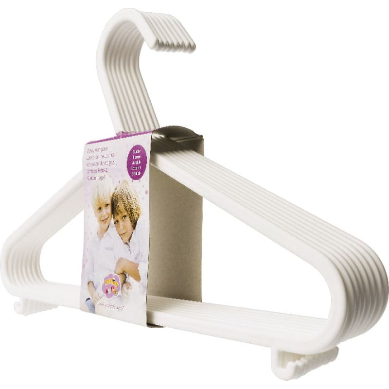 Maltex Wieszak dziecięcy (kpl 8szt.), biały