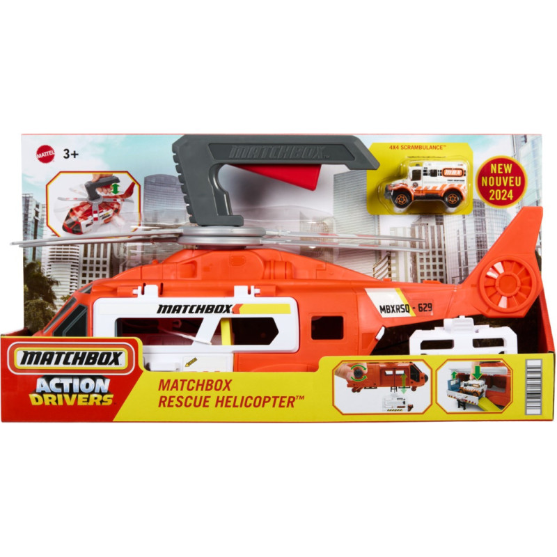 Mattel Matchbox Rescue Helicopter HXM74