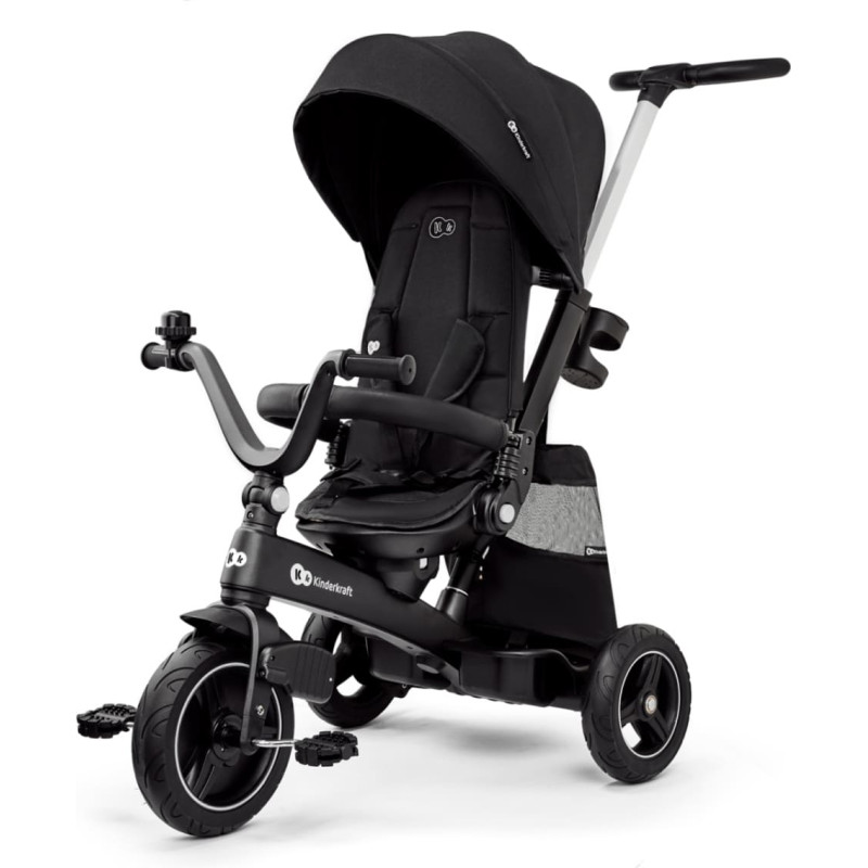 Kinderkraft Toys KINDERKRAFT trīsritenis EASYTWIST, melns, KREASY00BLK0000