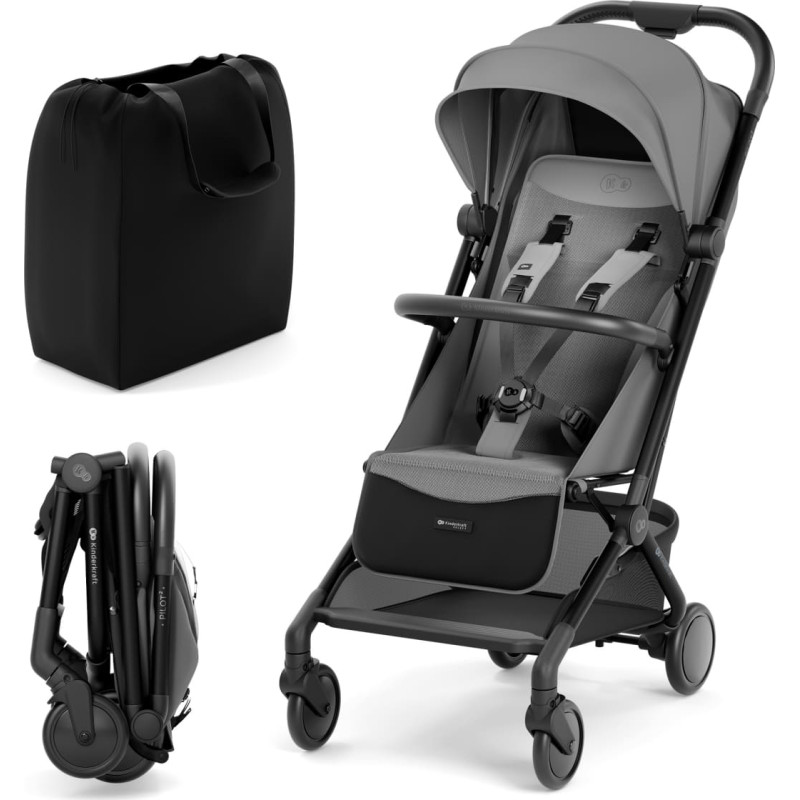 Kinderkraft spordikäru PILOT 2, grey, KSPILO02GRY0000